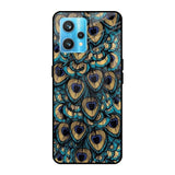 Peacock Feathers Realme 9 Pro Plus Glass Cases & Covers Online