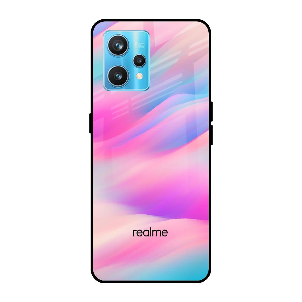 Colorful Waves Realme 9 Pro Plus Glass Cases & Covers Online