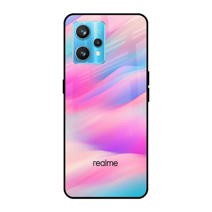 Colorful Waves Realme 9 Pro Plus Glass Cases & Covers Online