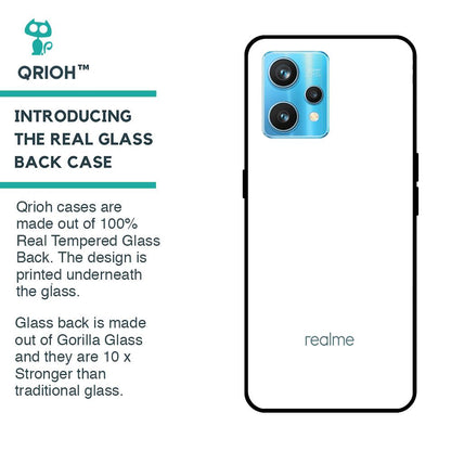 Arctic White Glass Case for Realme 9 Pro Plus