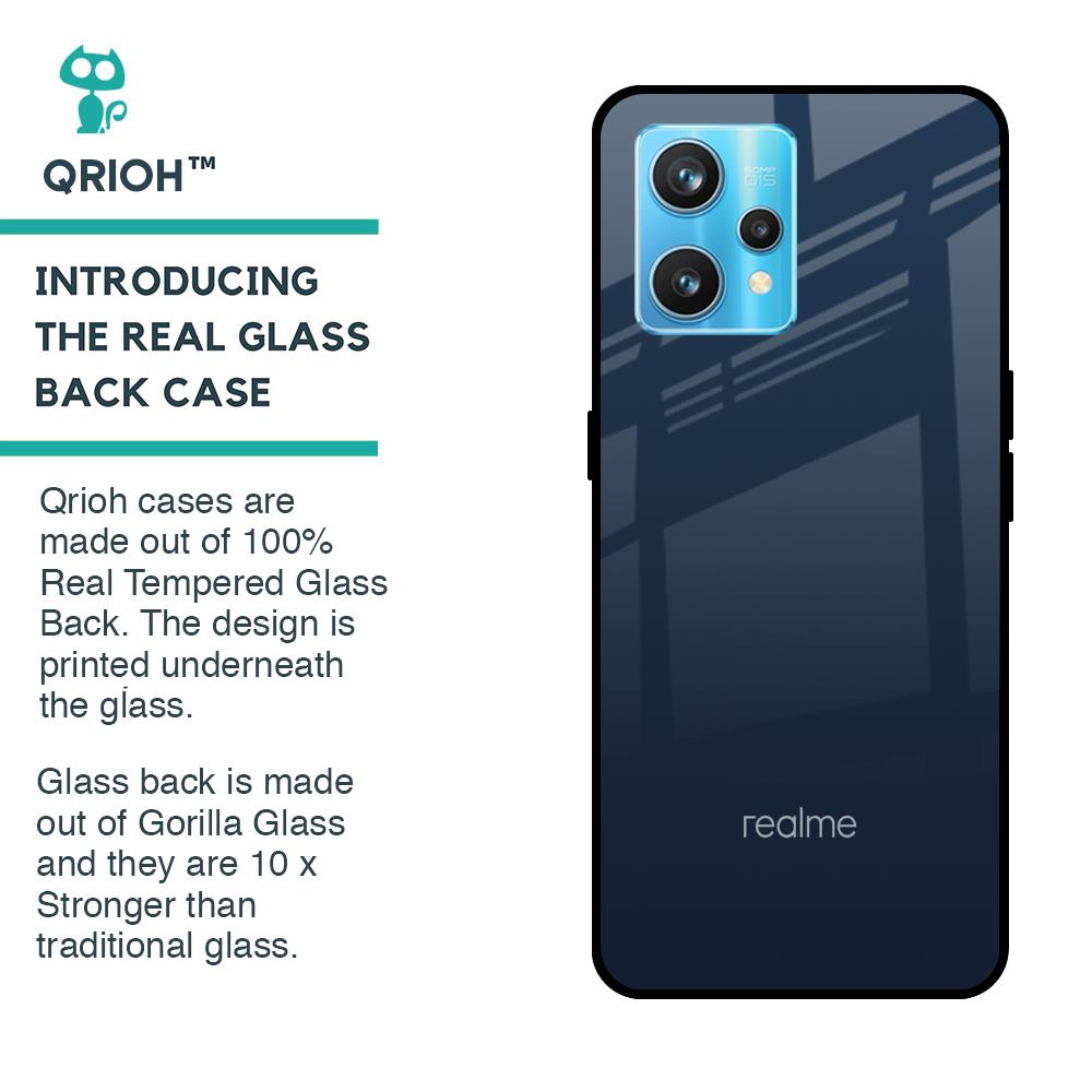 Overshadow Blue Glass Case For Realme 9 Pro Plus