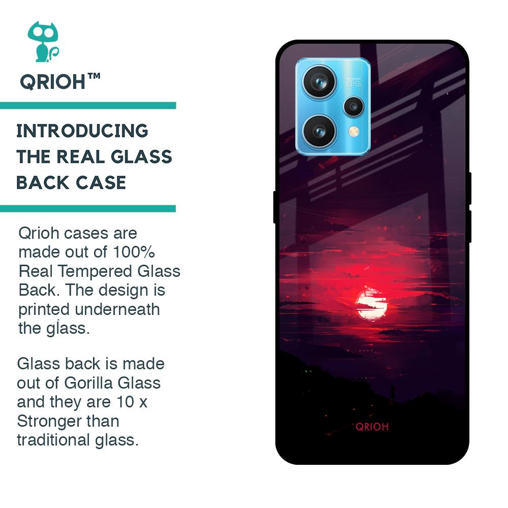 Morning Red Sky Glass Case For Realme 9 Pro Plus