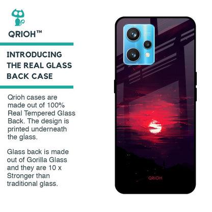 Morning Red Sky Glass Case For Realme 9 Pro Plus