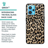 Leopard Seamless Glass Case For Realme 9 Pro Plus