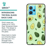 Avocado Green Glass Case For Realme 9 Pro Plus