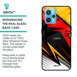 Race Jersey Pattern Glass Case For Realme 9 Pro Plus