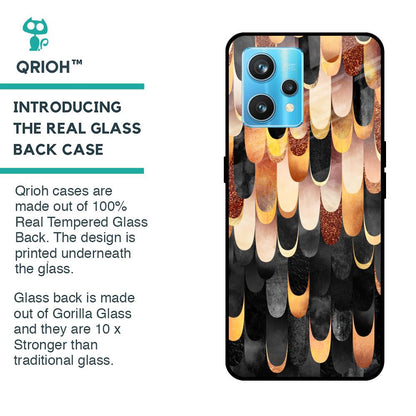 Bronze Abstract Glass Case for Realme 9 Pro Plus
