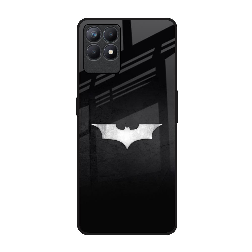 Super Hero Logo Realme Narzo 50 Glass Back Cover Online