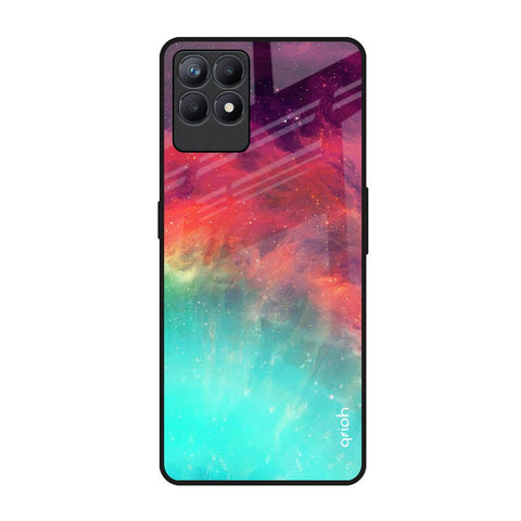 Colorful Aura Realme Narzo 50 Glass Back Cover Online