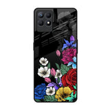 Rose Flower Bunch Art Realme Narzo 50 Glass Back Cover Online