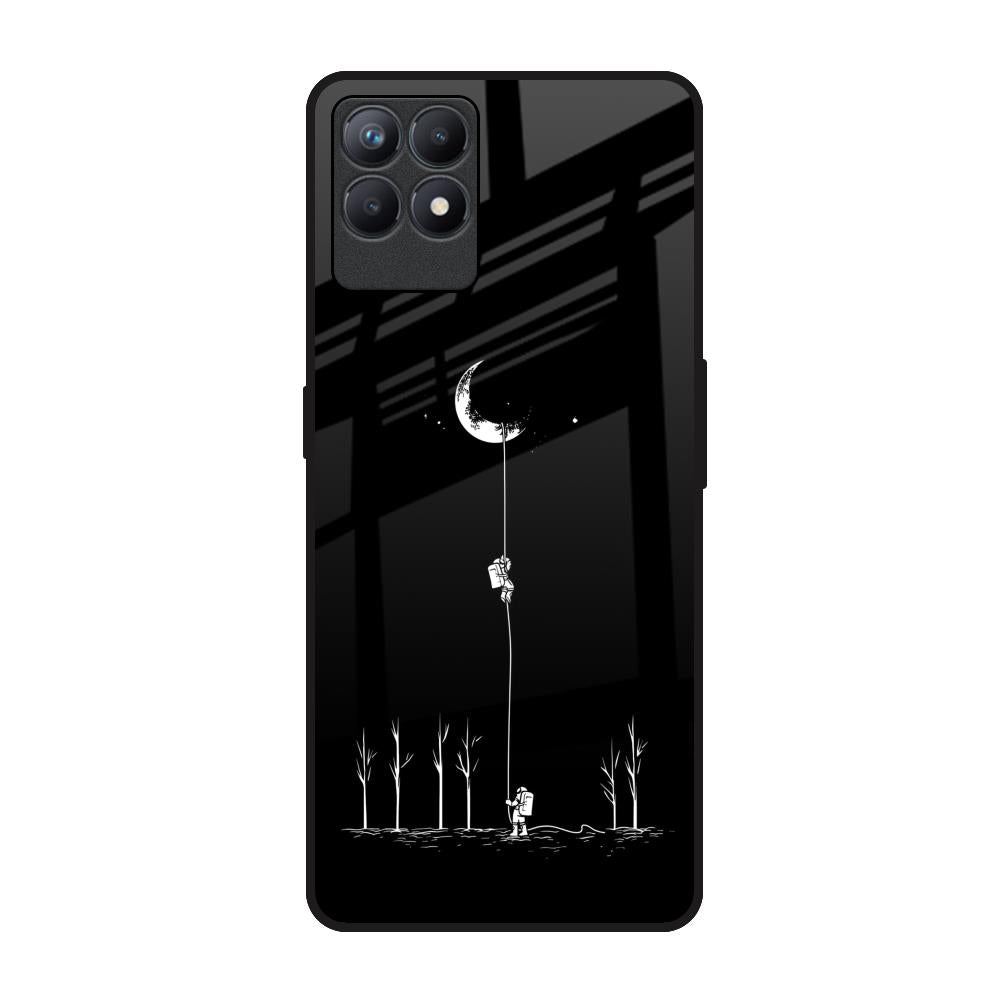 Catch the Moon Realme Narzo 50 Glass Back Cover Online