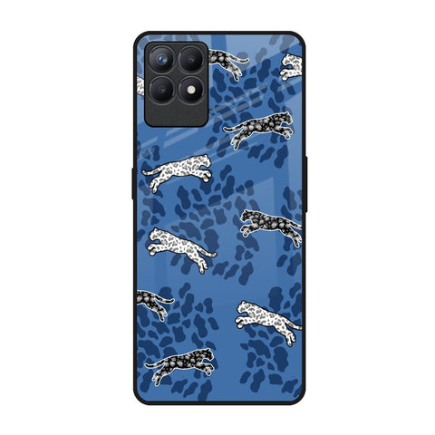 Blue Cheetah Realme Narzo 50 Glass Back Cover Online