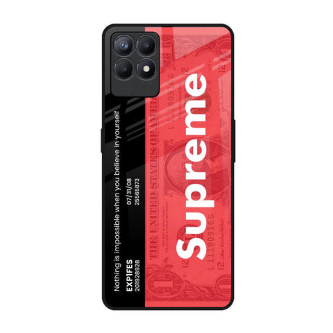 Supreme Ticket Realme Narzo 50 Glass Back Cover Online