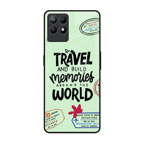 Travel Stamps Realme Narzo 50 Glass Back Cover Online