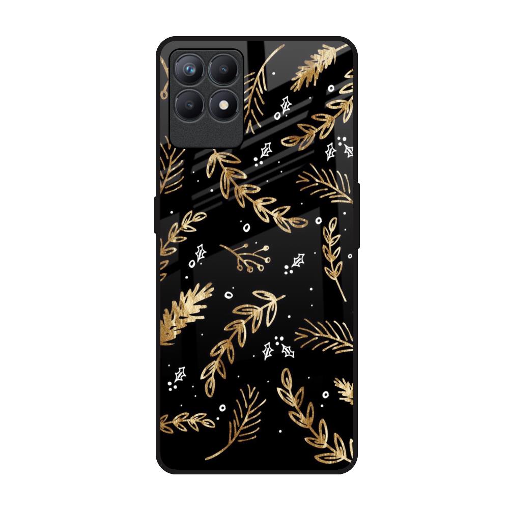 Autumn Leaves Realme Narzo 50 Glass Back Cover Online