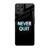 Never Quit Realme Narzo 50 Glass Back Cover Online
