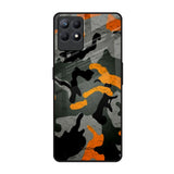 Camouflage Orange Realme Narzo 50 Glass Back Cover Online