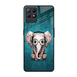 Adorable Baby Elephant Realme Narzo 50 Glass Back Cover Online