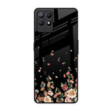 Floating Floral Print Realme Narzo 50 Glass Back Cover Online