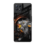 Aggressive Lion Realme Narzo 50 Glass Back Cover Online