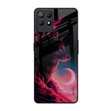 Moon Wolf Realme Narzo 50 Glass Back Cover Online