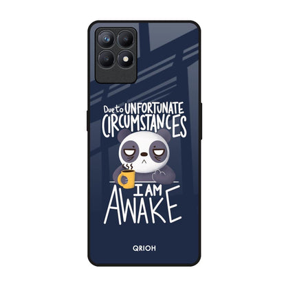 Struggling Panda Realme Narzo 50 Glass Back Cover Online