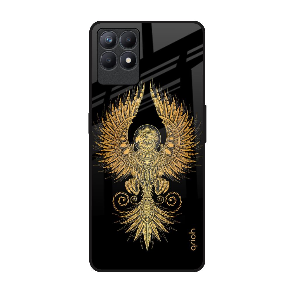 Mythical Phoenix Art Realme Narzo 50 Glass Back Cover Online