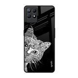 Kitten Mandala Realme Narzo 50 Glass Back Cover Online