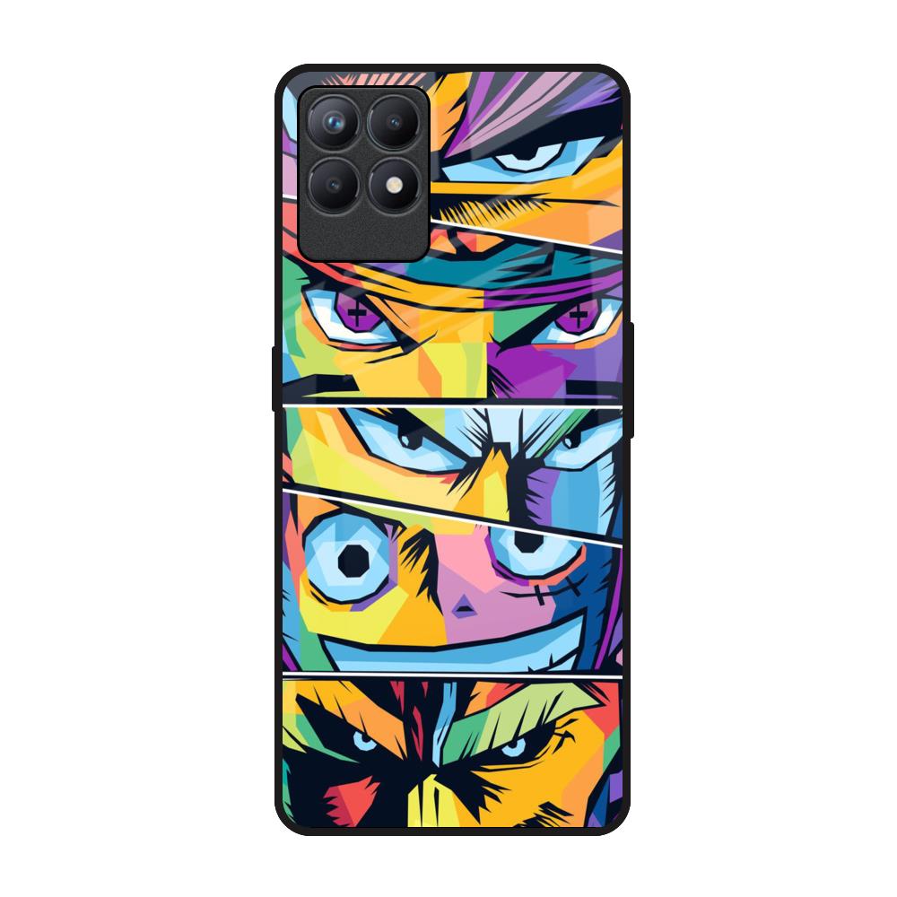 Anime Legends Realme Narzo 50 Glass Back Cover Online