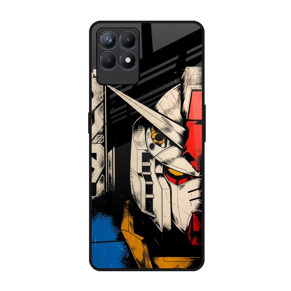 Transformer Art Realme Narzo 50 Glass Back Cover Online