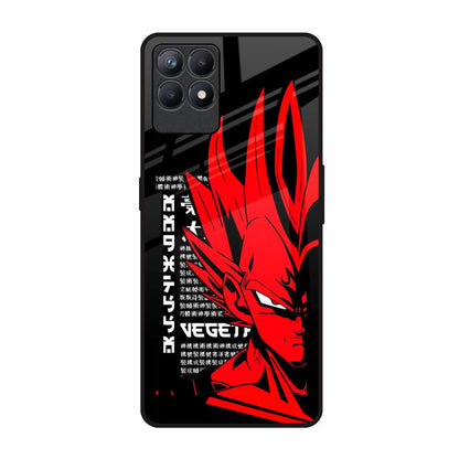 Red Vegeta Realme Narzo 50 Glass Back Cover Online