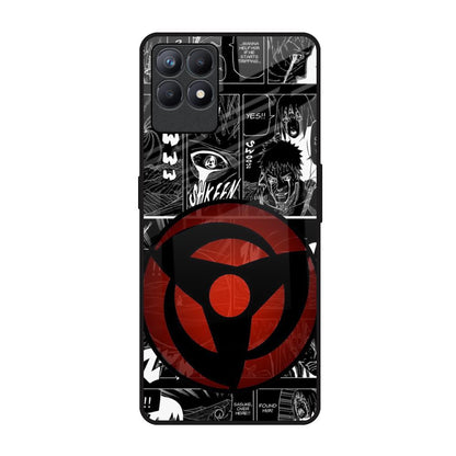 Sharingan Realme Narzo 50 Glass Back Cover Online
