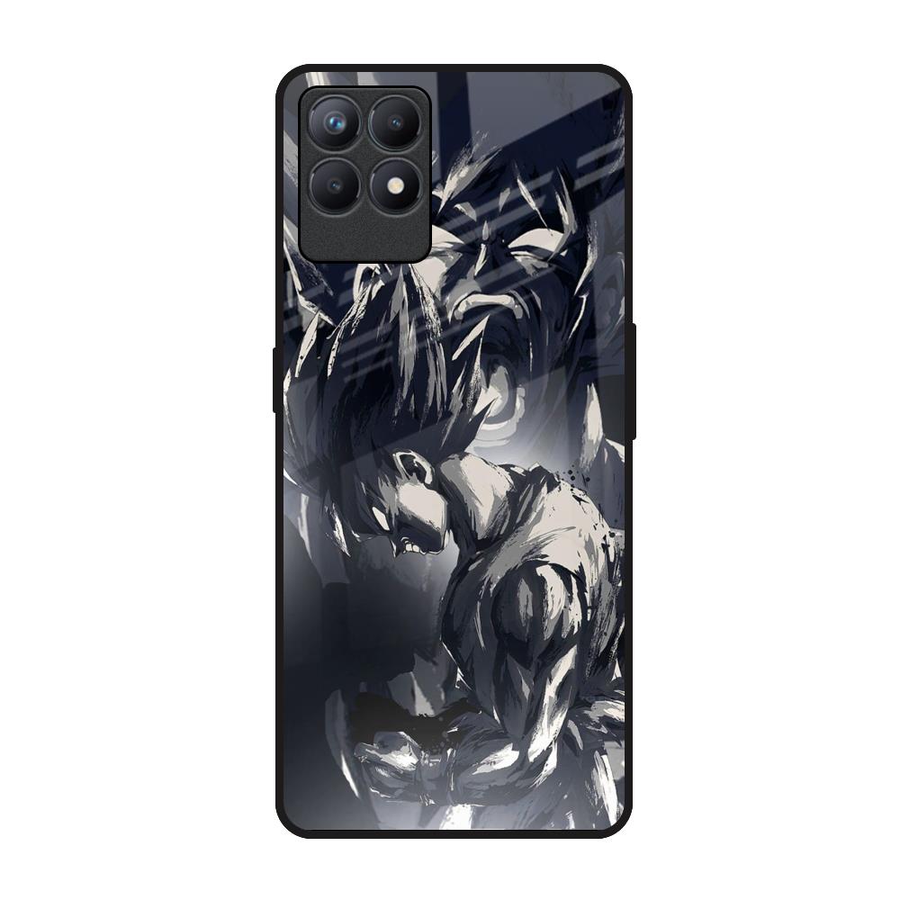 Sketch Art DB Realme Narzo 50 Glass Back Cover Online