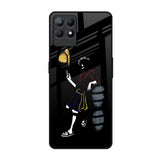 Luffy Line Art Realme Narzo 50 Glass Back Cover Online