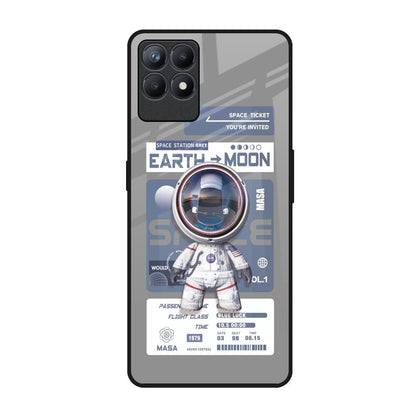Space Flight Pass Realme Narzo 50 Glass Back Cover Online