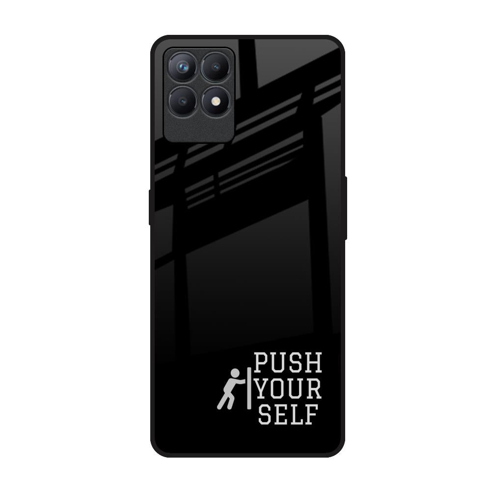 Push Your Self Realme Narzo 50 Glass Back Cover Online