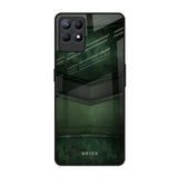 Green Leather Realme Narzo 50 Glass Back Cover Online