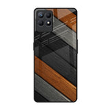 Tri Color Wood Realme Narzo 50 Glass Back Cover Online