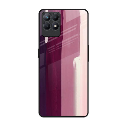 Brush Stroke Art Realme Narzo 50 Glass Back Cover Online