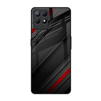 Modern Abstract Realme Narzo 50 Glass Back Cover Online