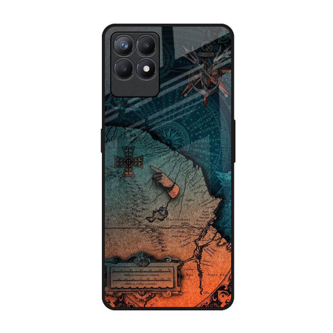 Geographical Map Realme Narzo 50 Glass Back Cover Online