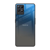 Blue Grey Ombre Realme Narzo 50 Glass Back Cover Online