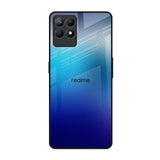Blue Rhombus Pattern Realme Narzo 50 Glass Back Cover Online