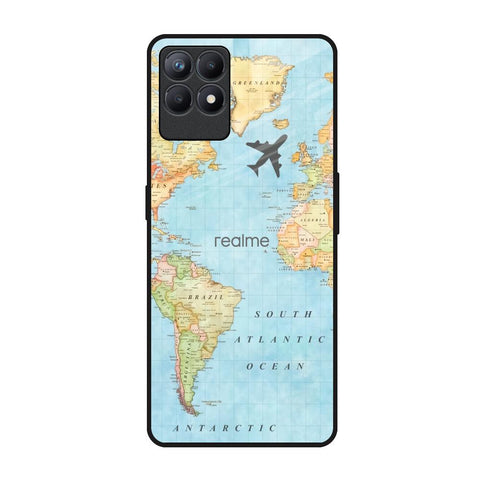 Fly Around The World Realme Narzo 50 Glass Back Cover Online
