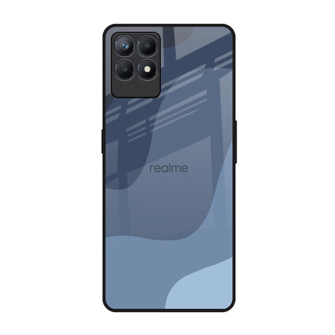 Navy Blue Ombre Realme Narzo 50 Glass Back Cover Online