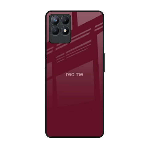 Classic Burgundy Realme Narzo 50 Glass Back Cover Online
