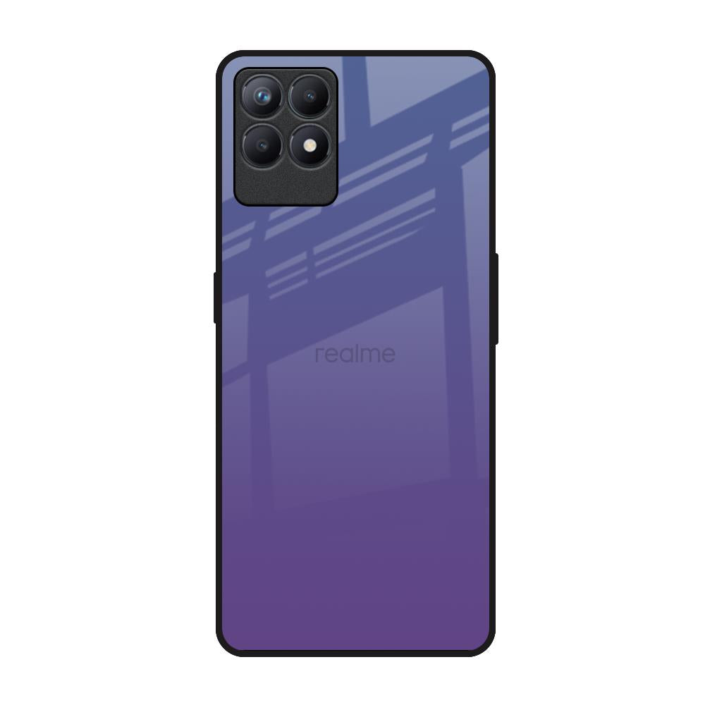 Indigo Pastel Realme Narzo 50 Glass Back Cover Online