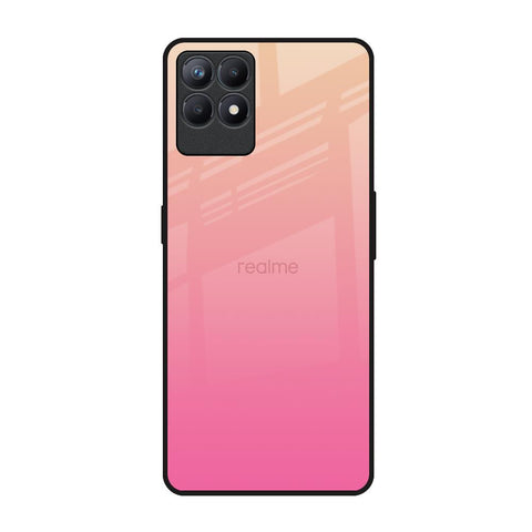 Pastel Pink Gradient Realme Narzo 50 Glass Back Cover Online