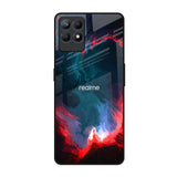 Brush Art Realme Narzo 50 Glass Back Cover Online