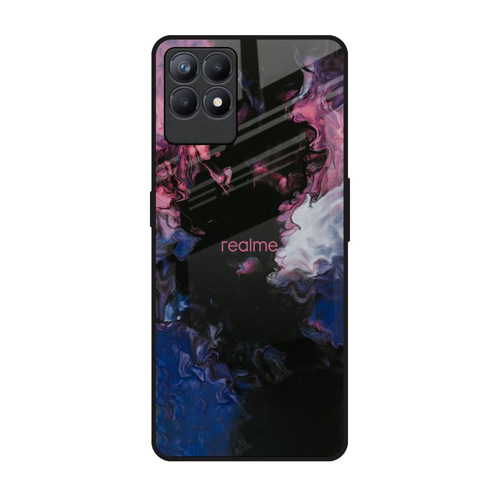 Smudge Brush Realme Narzo 50 Glass Back Cover Online